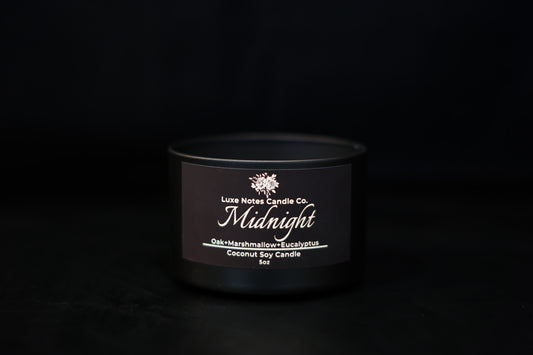 Midnight 5 oz. Candle Tin